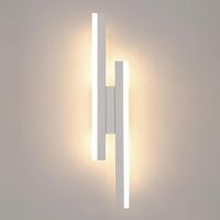 aplique de pared interior led luces de pared led modernas de 3 colores regulables de 16w para dormitorio estudio pasillo 3000k4500k6500k
