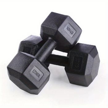 Juego De 2 Mancuernas Hexagonales Con Revestimiento De Vinilo, De 2,5 A 10 Kg, Para Culturismo Y Fitness, Para Hombres En El Gimnasio En Casa