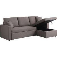 sofa esquinero convertible alain - 3 plazas - topo
