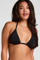 hunkemoller triangle bikini top luxe negro
