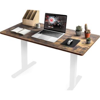 Tablero De Escritorio, Medidas 120 X 60 X 1,9 Cm, Casa U Oficina, Color Madera - Duronic Tt120 Ao