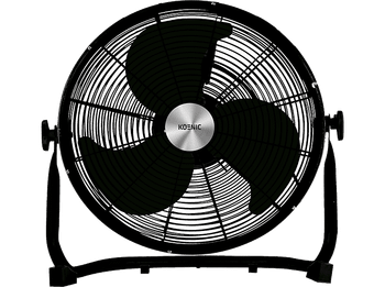 Ventilador industrial - KOENIC KFF 509025, 90W, 3 Velocidades, Negro