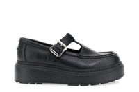 mocasines mary jane con hebilla en piel sintetica black
