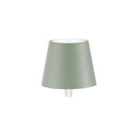 lampara led poldina stopper de zafferano recargable y portatil color salvia con bateria hasta 12 horas