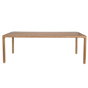 Mesa de comedor de fresno natural l220