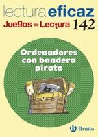 ordenadores con bandera pirata juego de lectura