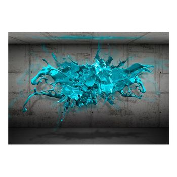 Papel Pintado 3d - Blue Ink Blot (350x245 Cm)