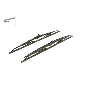 Super Plus Universal Wiper Blade Set Sp20/20S With Spoiler On Rh Side