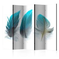 biombo - blue feathers ii 225x172 cm