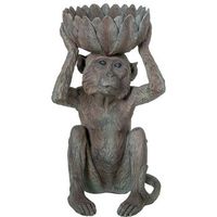 figura chimpance gris