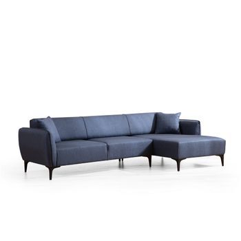 Sofá Rinconera Belissimo Derecho Azul