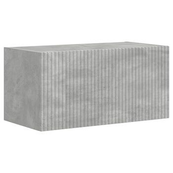 Mueble De Tv Montado En La Pared 60 X 31 X 29,5 Cm Concreto Vidaxl