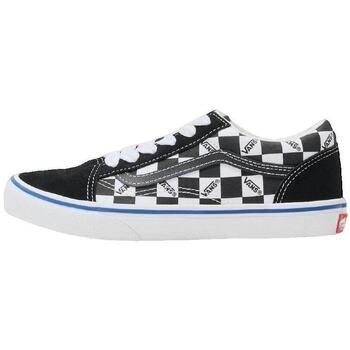Vans Zapatillas Chaussures Old Skool Logo checkerboard noir enfants para niño