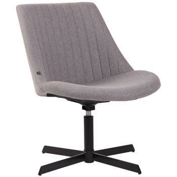 Butaca Granby Tapizada En Tela Gris 71x63x79 Cm Clp