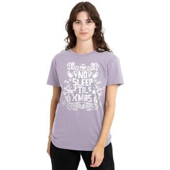 Nightmare Before Christmas Camiseta No Sleep Till Xmas para mujer