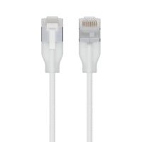 cable de red ubiquiti unifi premium patch cat 6a 015 m blanco ultrafino