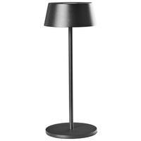 lampara led inalambrica de metal para interior y exterior recargable por puerto usb c negro guder