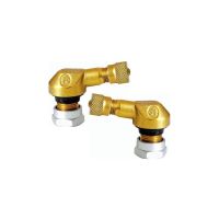 vastago de valvula de neumatico 113mm 90 ariete dorado par