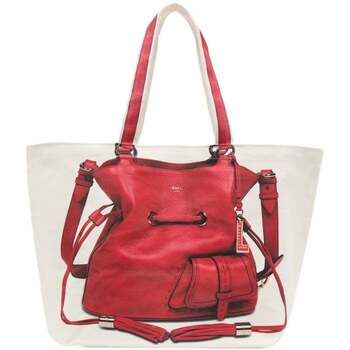 Lancel Bolsa Capsule Bolso Tote Grande Lona Natural Beige para mujer