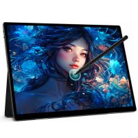 hailesi s150 4k 15 pulgadas monitor portatil tactil con boligrafo y soporte ajustable infinitamente usb c pantalla exter