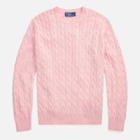 polo ralph lauren mineral dye cotton cable-knit jumper - l