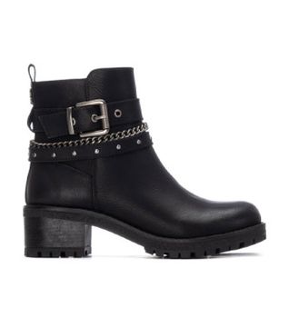 Refresh para mujer. 17291803-NEGRO Botines 172918 negro (38), 3 a 5cm, Cremallera, Casual