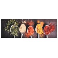 alfombra de cocina lavable spoons 60x300 cm vidaxl