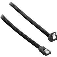 modmesh 60 cm right angle sata 3 cable - black black
