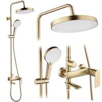 conjunto de ducha rea veneta brush gold