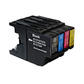 Compatible Multipack Brother DCP-J725DW Printer Ink Cartridges (4 Pack) -LC1240BK