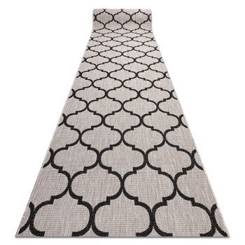 Alfombra De Pasillo Sizal Floorlux Modelo 20608 Espaldera Marroquí Pl 120x530 Cm