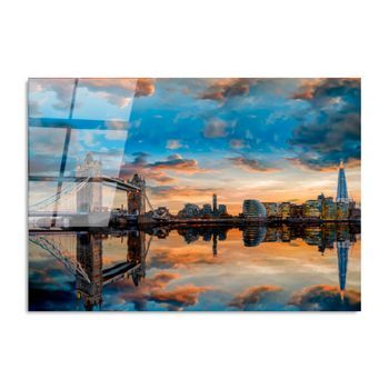 Pintura Vidrio Templado Uv-230 Multicolor 70x100 Cm