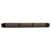 panel de parcheo powergreen 24 puertos cat 6 utp vacio