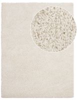 alfombra de pelo largo arizona crema 60x100 cm