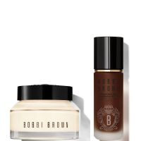 bobbi brown hydrating duo vitamin enriched face base  weightless skin foundation bundle various shades - neutral cool espresso