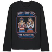 steven rhodes camiseta manga larga just say no to sports para mujer