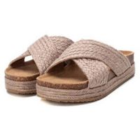 xti deportivas moda sandalia con tiras cruzadas y cuna de rafia de para mujer