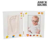 portafotos para bebe con kit de yeso manualidades junior knows