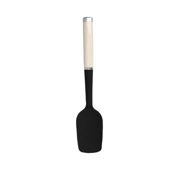 Lengua cuchara de silicona, crema