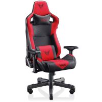 valk gaia silla gaming rojanegra
