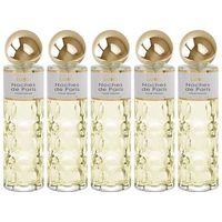 pack de 5 eau de parfum mujer saphir noches de paris 200ml