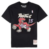 camiseta vince carter mitchell  ness nn toronto raptors negra