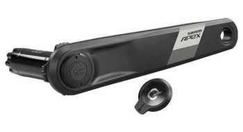 Manivela con sensor de potencia sram apex axs negra  manivela izquierda