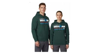 Sudadera con capucha verde ironman frankfurt