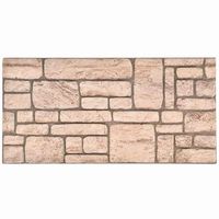 paneles de pared 10 uds 100 x 50 cm beige espuma eps vidaxl