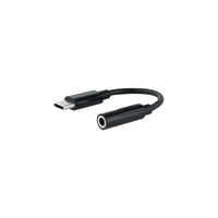 nanocable adaptador audio usb-cm a jackh negro