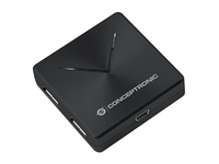 hub usb 30 conceptronic hubbies02b 4 puertos usb 30 color negro