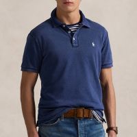 polo ralph lauren cotton-pique polo shirt - xxl