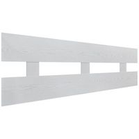 dhome cabecero blanco rustico 160cm horizontal estilo valla madera reciclada dm herrajes incluidos 160cm horizontal valla blanco rustico