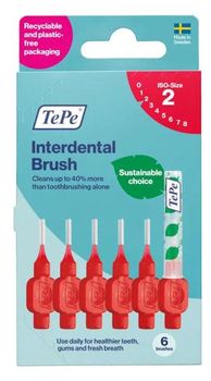 TePe Cepillo Interdental Rojo 0.5mm 6 uds
